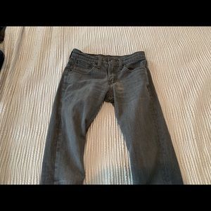 Men’s Gray Levi 511 Slim Jeans 28 x 32